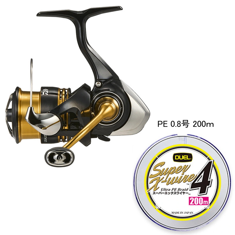 ナチュラム 23レガリス LT2500S-XH+Super X-wire 4 200m(お得な2点