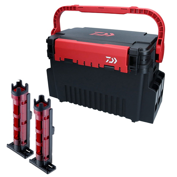 ナチュラム タックルボックス TB4000+ロッドスタンド BM-250 Light(お得な3点セット) 03502541 トランクタイプ