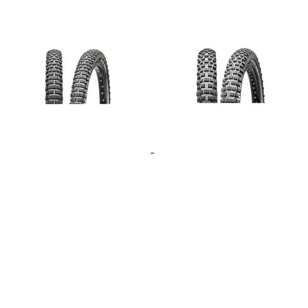 MAXXIS(マキシス) 【2点セット】クリーピー クローラー トライアル用タイヤ フロント用/リア用セット TIR38500+TIR38501 ～20インチタイヤ