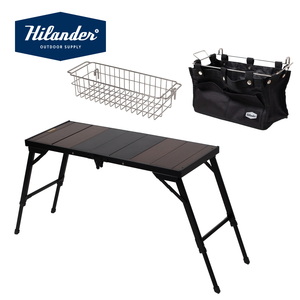 Hilander(ハイランダー) 【お得なセット】リットテーブル+ストレージケース+メッシュユニット IGT互換 HCD-003+HCS-012