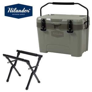 Hilander(ハイランダー) 【お得なセット】アルミクーラースタンド+ハイランドクーラーボックス 25L HCS-015+HCT-070
