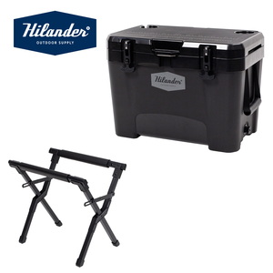Hilander(ハイランダー) 【お得なセット】アルミクーラースタンド+ハイランドクーラーボックス 35L HCS-015+HCT-068