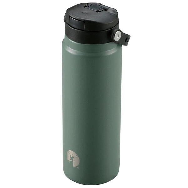 キャプテンスタッグ(CAPTAIN STAG) 【2個セット】HDワンタッチボトル600 UE-3546 ステンレス製ボトル