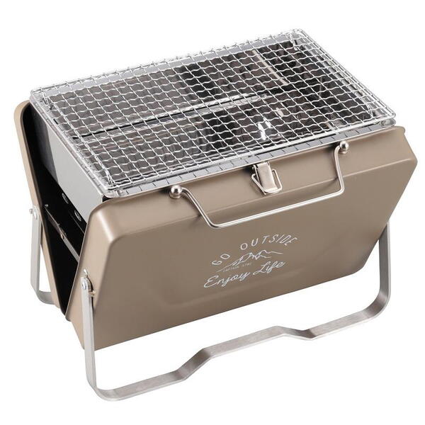 キャプテンスタッグ(CAPTAIN STAG) 【2個セット】モンテ V型卓上グリル コンロ UG-66 BBQコンロ(卓上タイプ)