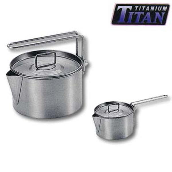 キャプテンスタッグ(CAPTAIN STAG) 【2組セット】チタン製ケトルクッカーセット900ml M-9082 ケトル