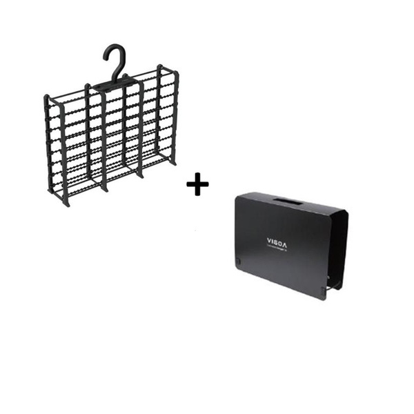 槌屋ヤック(TSUCHIYA YAC) ルアーウォッシュハンガー VISOA+ルアーウォッシュハンガーカバー【お得な2点セット】 U-A41+UA-48 ルアー用フィッシングツール