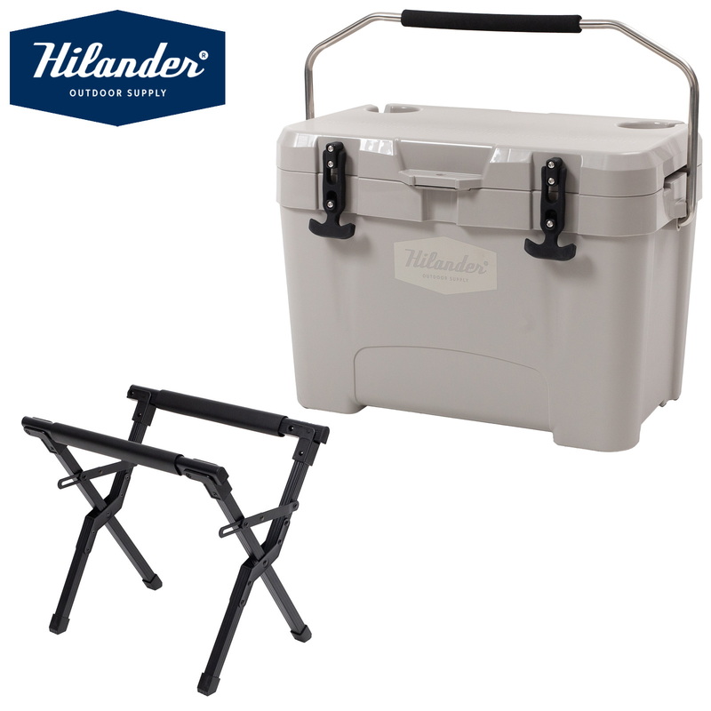 Hilander(ハイランダー) 【お得なセット】アルミクーラースタンド+ハイ