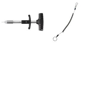 シマノ(SHIMANO) (落水･紛失防止) シマノフックリリーサーTYPE-S+ワイヤーリーシュコード(お得な2点セット) UL-511W+150-1