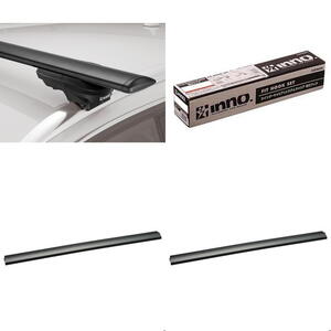 ＩＮＮＯ（イノー） スバル フォレスター(レール付ロープロファイルSL系)用 エアロベース(スルー短)セット XS450BK+139+123+115