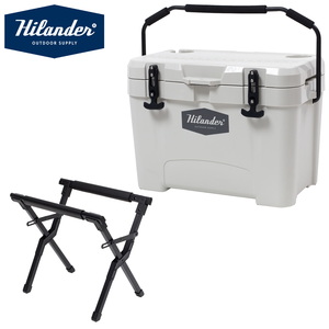 Hilander(ハイランダー) 【お得なセット】真空断熱ハイランドクーラーボックス+アルミクーラースタンド HCA2049+HCS-015