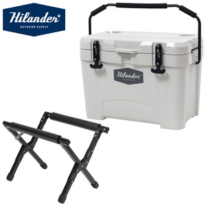 Hilander(ハイランダー) 【お得なセット】真空断熱ハイランドクーラーボックス+ウッドクーラースタンドLIGHT HCA2049+HCJ-039