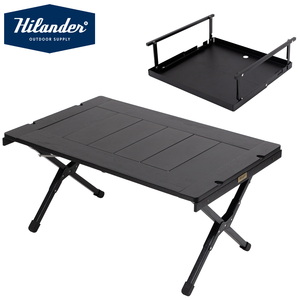 Hilander(ハイランダー) 【お得なセット】シェフテーブルライト90サイズ+フォールディングバーナーデッキ HCJ-016+HCS-049