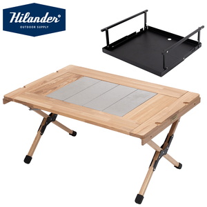 Hilander(ハイランダー) 【お得なセット】シェフテーブルライト90サイズ+フォールディングバーナーデッキ HCJ-017+HCS-049