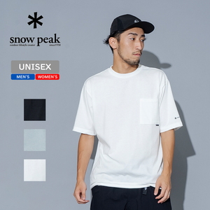 スノーピーク(snow peak) SP ポケット Tシャツ M White(25春夏) SPE-TS-23AU001 スノーピーク(snow peak) SP ポケット Tシャツ M White(25春夏) SPE-TS-23AU001