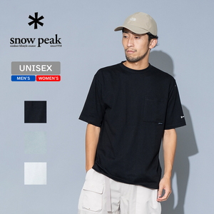 スノーピーク(snow peak) SP ポケット Tシャツ M Black(25春夏) SPE-TS-23AU001 スノーピーク(snow peak) SP ポケット Tシャツ M Black(25春夏) SPE-TS-23AU001