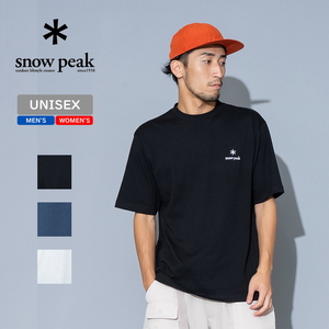 スノーピーク(snow peak) SP ワンポイント ロゴ Tシャツ M Black(25春夏) SPE-TS-23AU003 スノーピーク(snow peak) SP ワンポイント ロゴ Tシャツ M Black(25春夏) SPE-TS-23AU003