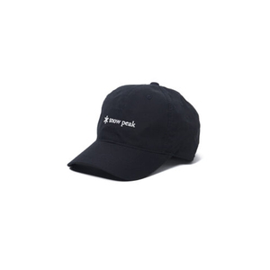 スノーピーク(snow peak) Snow Peak Logo Cap 1 Black(25春夏) SPE-AC-23AU001 スノーピーク(snow peak) Snow Peak Logo Cap 1 Black(25春夏) SPE-AC-23AU001