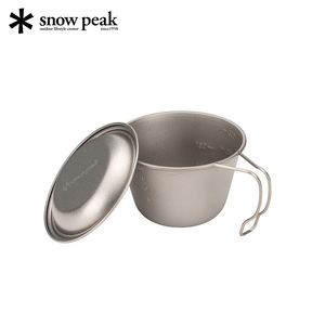 スノーピーク(snow peak) 深型チタンシェラカップ 蓋付き E-314 スノーピーク(snow peak) 深型チタンシェラカップ 蓋付き E-314
