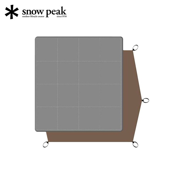 スノーピーク(snow peak) ウィンゼル2マットシートセット SD-828-1 グランドシート