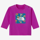 THE NORTH FACE(ザ･ノース･フェイス) ロングスリーブ グラフィック スクエア ロゴ ティー ベビー NTB82401 長袖シャツ(ジュニア/キッズ/ベビー)