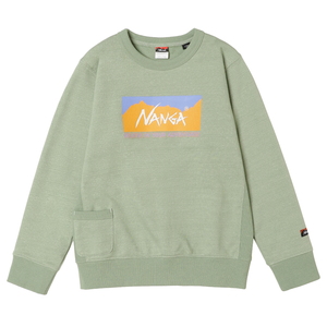 ナンガ(NANGA) エコ ハイブリッド ボックス ロゴ キッズ スウェット シャツ N0002790