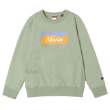 ナンガ(NANGA) エコ ハイブリッド ボックス ロゴ キッズ スウェット シャツ N0002790 キッズスウェット･トレーナー･パーカー