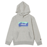 ナンガ(NANGA) エコ ハイブリッド ボックス ロゴ キッズ スウェット フーディー N0002803 キッズスウェット･トレーナー･パーカー