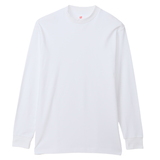 Hanes(ヘインズ) スエードニット クルーネックロングスリーブTシャツ HM4-A204 長袖Tシャツ(メンズ)