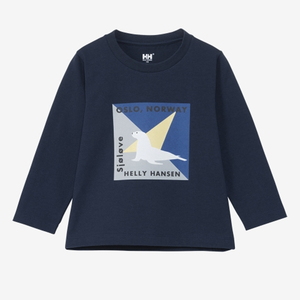 HELLY HANSEN（ヘリーハンセン） キッズ  ロングスリーブ アニマルティー HJ32453