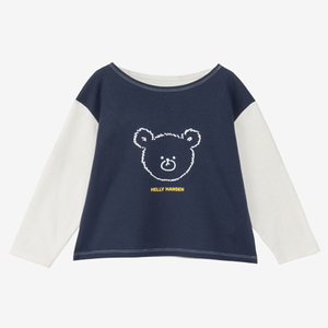 HELLY HANSEN（ヘリーハンセン） キッズ L/Sヘリーベア2wayボートネックティー HJ32462