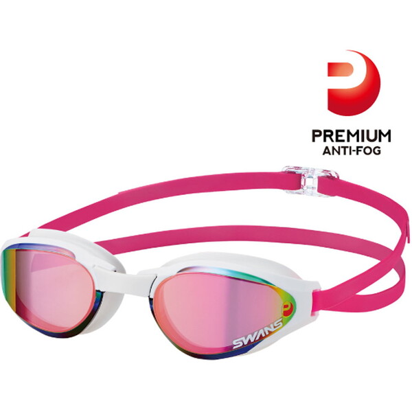 スワンズ(SWANS) レーシングクッション付き スイミングゴーグル(ミラータイプ) SR-81MPAF SR81MPAF ビーチ･プール用品