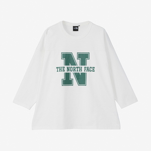 【送料無料】THE NORTH FACE(ザ・ノース・フェイス) スリークォーター フットボール ティー メンズ L オフホワイト NT82438 【送料無料】THE NORTH FACE(ザ・ノース・フェイス) スリークォーター フットボール ティー メンズ L オフホワイト NT82438