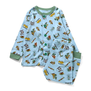 Ampersand(アンパサンド) キャンプ恐竜柄 パジャマ L458084