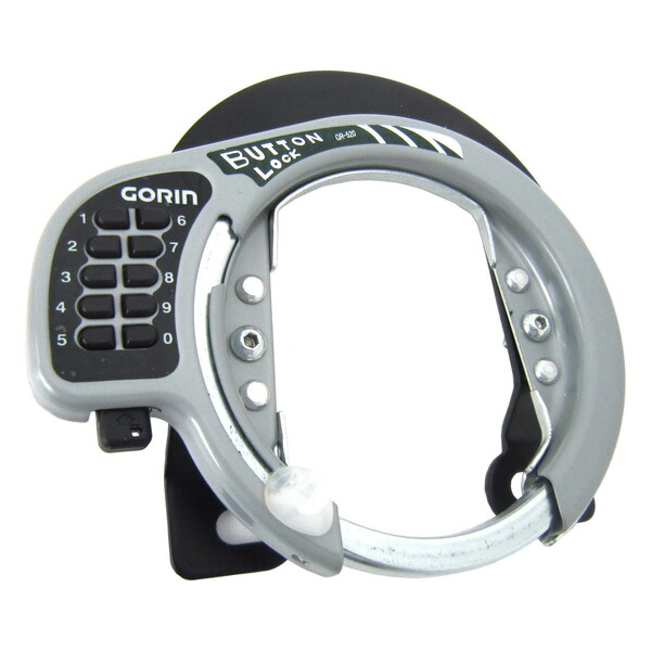 五輪(GORIN) GR-523-K CTB･MTBボタン式リング錠 台座付 25805237 鍵･ロック
