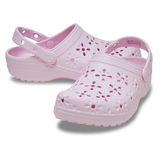 CROCS(クロックス) CLASSIC FLORAL CUT OUT CLOG 210927 コンフォートサンダル(レディース)