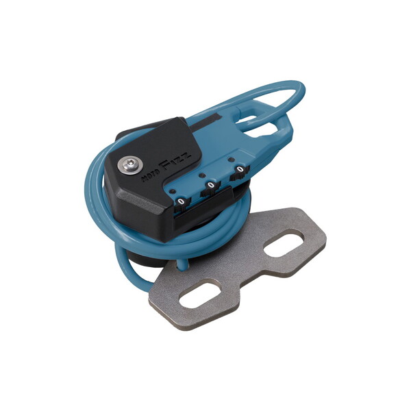 タナックス(TANAX) ヘルメット用ワイヤーロック ハンドルクランプ取付 ストレート MF-4770 アクセサリー