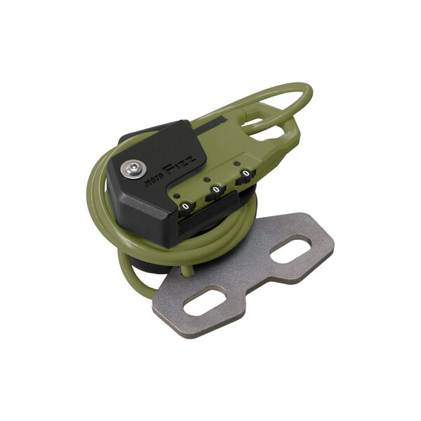 タナックス(TANAX) ヘルメット用ワイヤーロック ハンドルクランプ取付 ストレート MF-4771 アクセサリー