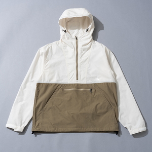 【送料無料】THE NORTH FACE(ザ・ノース・フェイス) コンパクトアノラック メンズ L ホワイト×カーキ(WC)(25春夏) NP22333 【送料無料】THE NORTH FACE(ザ・ノース・フェイス) コンパクトアノラック メンズ L ホワイト×カーキ(WC)(25春夏) NP22333