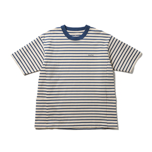 【送料無料】スノーピーク(snow peak) ヘビー コットン ボーダー Tシャツ L BLUE BD(25春夏) SW-25SU20304272 【送料無料】スノーピーク(snow peak) ヘビー コットン ボーダー Tシャツ L BLUE BD(25春夏) SW-25SU20304272