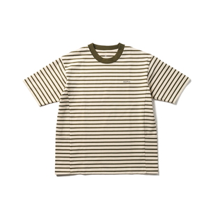 【送料無料】スノーピーク(snow peak) ヘビー コットン ボーダー Tシャツ L GREEN BD(25春夏) SW-25SU20304263 【送料無料】スノーピーク(snow peak) ヘビー コットン ボーダー Tシャツ L GREEN BD(25春夏) SW-25SU20304263