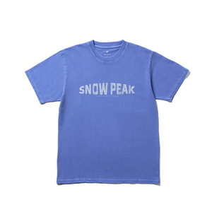 【送料無料】スノーピーク(snow peak) Recycled Cotton Dyed T-Shirt SP L BLUE(25春夏) TS-25SU20104072 【送料無料】スノーピーク(snow peak) Recycled Cotton Dyed T-Shirt SP L BLUE(25春夏) TS-25SU20104072