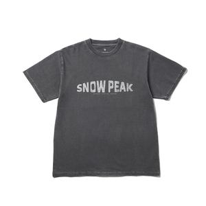 【送料無料】スノーピーク(snow peak) Recycled Cotton Dyed T-Shirt SP M CHARCOAL(25春夏) TS-25SU20103013 【送料無料】スノーピーク(snow peak) Recycled Cotton Dyed T-Shirt SP M CHARCOAL(25春夏) TS-25SU20103013
