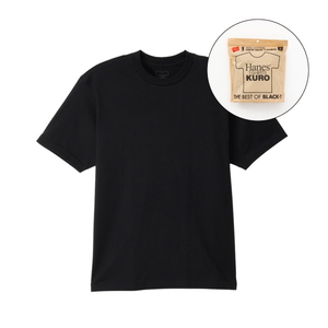 Hanes(ヘインズ) 【25春夏】1P KURO CREW NECKT-SHIRT S ブラック HM1B201 Hanes(ヘインズ) 【25春夏】1P KURO CREW NECKT-SHIRT S ブラック HM1B201