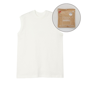 Hanes(ヘインズ) 【25春夏】1P SHIRO SLEEVELESS M ホワイト HM3B201 Hanes(ヘインズ) 【25春夏】1P SHIRO SLEEVELESS M ホワイト HM3B201