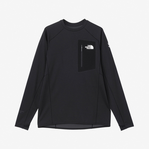 【送料無料】THE NORTH FACE(ザ・ノース・フェイス) エクスペディションドライドットクルー L ブラック(25春夏) NT12523 【送料無料】THE NORTH FACE(ザ・ノース・フェイス) エクスペディションドライドットクルー L ブラック(25春夏) NT12523