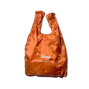ナンガ(NANGA) 【25春夏】NANGA POCKETABLE ECO BAG(LIVE THE LIFE) - ORG N0004789 ナンガ(NANGA) 【25春夏】NANGA POCKETABLE ECO BAG(LIVE THE LIFE) - ORG N0004789