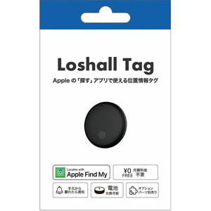 e-cosmo(イーコスモ) Loshall TAG ローシャルタグ 本体 LTG 紛失防止/位置情報タグ YF-1308