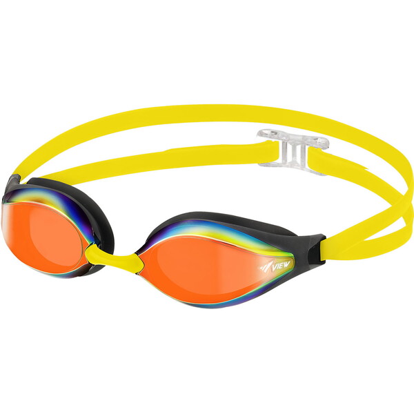 VIEW(ビュー) クッション付きレーシングゴーグル AILE ミラータイプ V240SAM ビーチ･プール用品