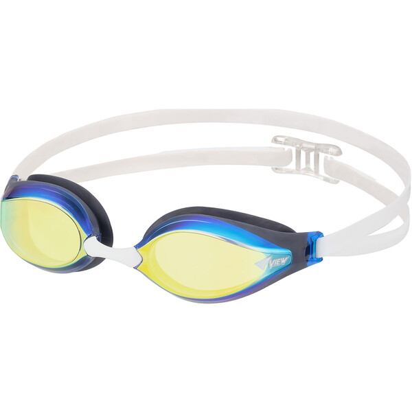 VIEW(ビュー) クッション付きレーシングゴーグル AILE ミラータイプ V240SAM ビーチ･プール用品