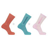 SALOMON(サロモン) SOCKS EVERYDAY CREW 3-PACK LC2726200 ハイ･クルーソックス